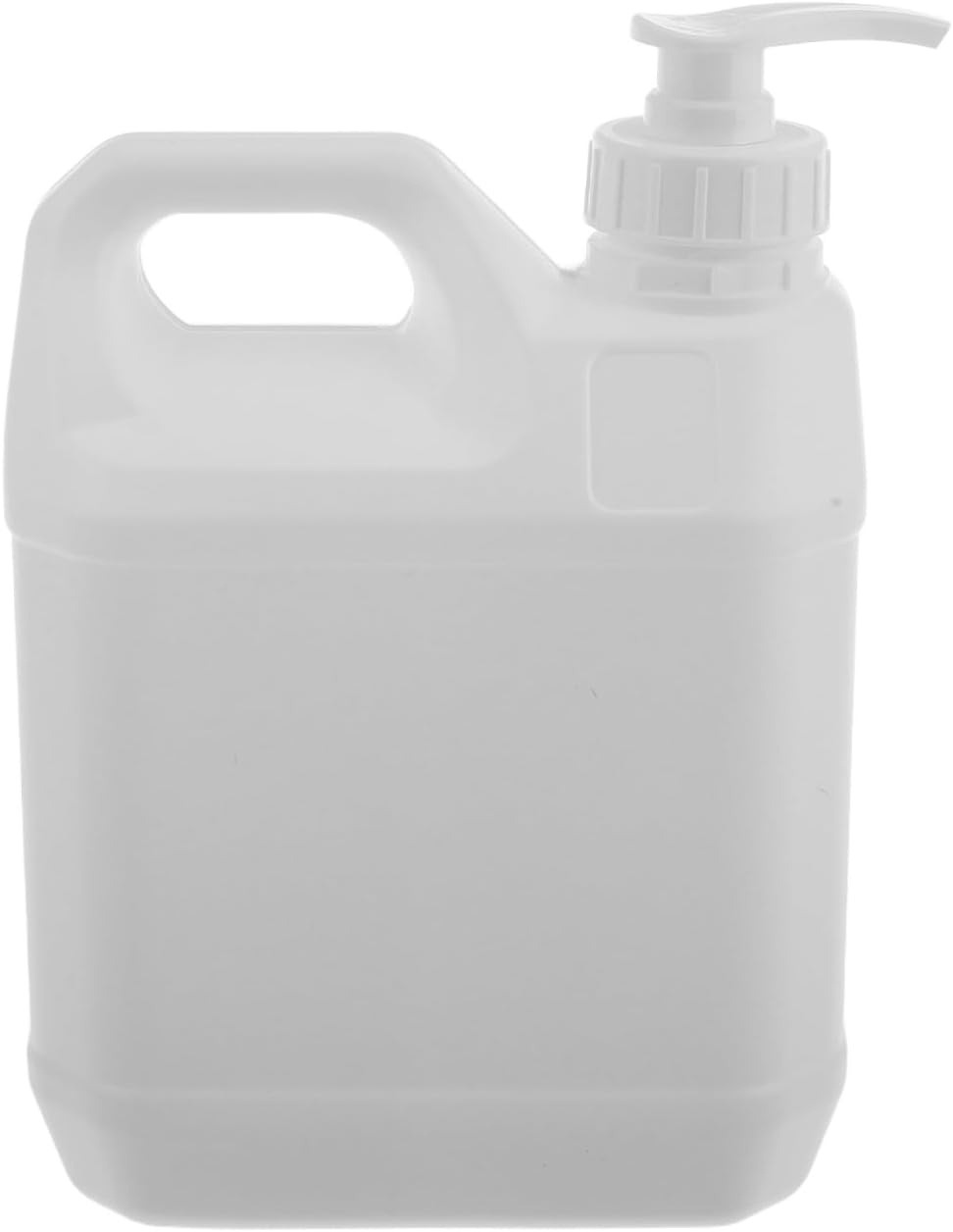 2L Gallon Jug, Empty Plastic Bottle with Pumps and Lids, Liquids Oil Container for Water Sauces Soaps Detergents