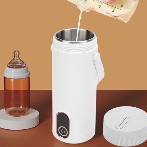 Tetera eléctrica portátil acero inoxidable 350ml miniatura 5