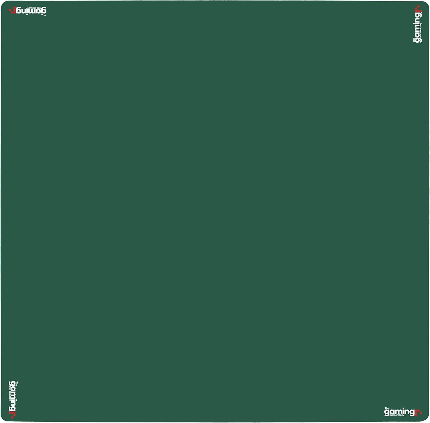 The Gaming Mat Company Mahjong Mat. 33" x 33" Green with Stitched Edge Premium Square Playmat for Poker, Dominoes & Bridge, Professional Mahjong Table Cover, Poker Table Top, Card Game Mat