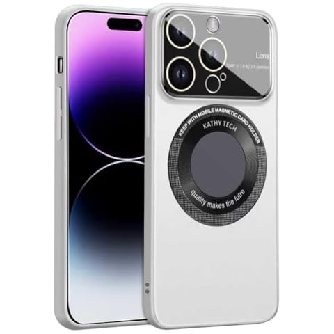 XLHLKP Case for iPhone 15 Pro ONLY,Designed for iPhone 15 Pro Case with Full Camera Lens, [Raised Edges Safeguard Camera & Screen] Military-Grade Protection Case (6.1" inch) (White) Cover