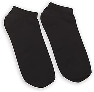 No Show In Black Socks