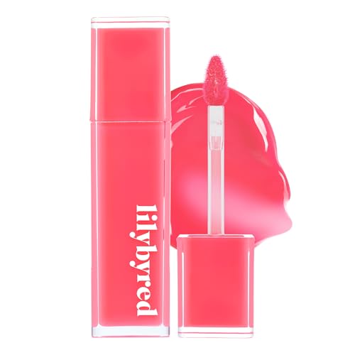 Image of lilybyred Bloody Liar Coating Tint | Korean Glossy Lip Stain, Vivid & Juicy Color, Syrupy Shine, Moisturizing, Long-Lasting & Smudge-Proof, Non-Sticky, Lightweight, 0.14 oz. (06 Rosy Strawberry)