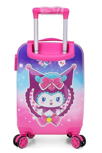 Image of ADSON Abs Kids Trolley 360 Rotating Luggage 360 Wheels Non-Breakable Exclusive Edition 20 Inch Kids Hardsided Suitcase with 4 Wheels, 360 Wheel Travel Trolley Bag