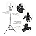 UTEBIT 7x5 Backdrop Stand Photography Collapsible Heavy Duty Photo Background Stand 2 x 1.5M Backdrops Support System for Photo Studio, Portrait and Video Shooting Photography