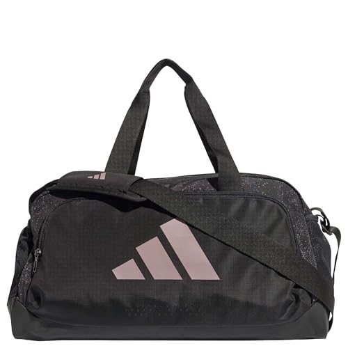 Adidas Women's Adidas Defender Graphic Gym Bag SMALL, Black/preloved fig, One Size