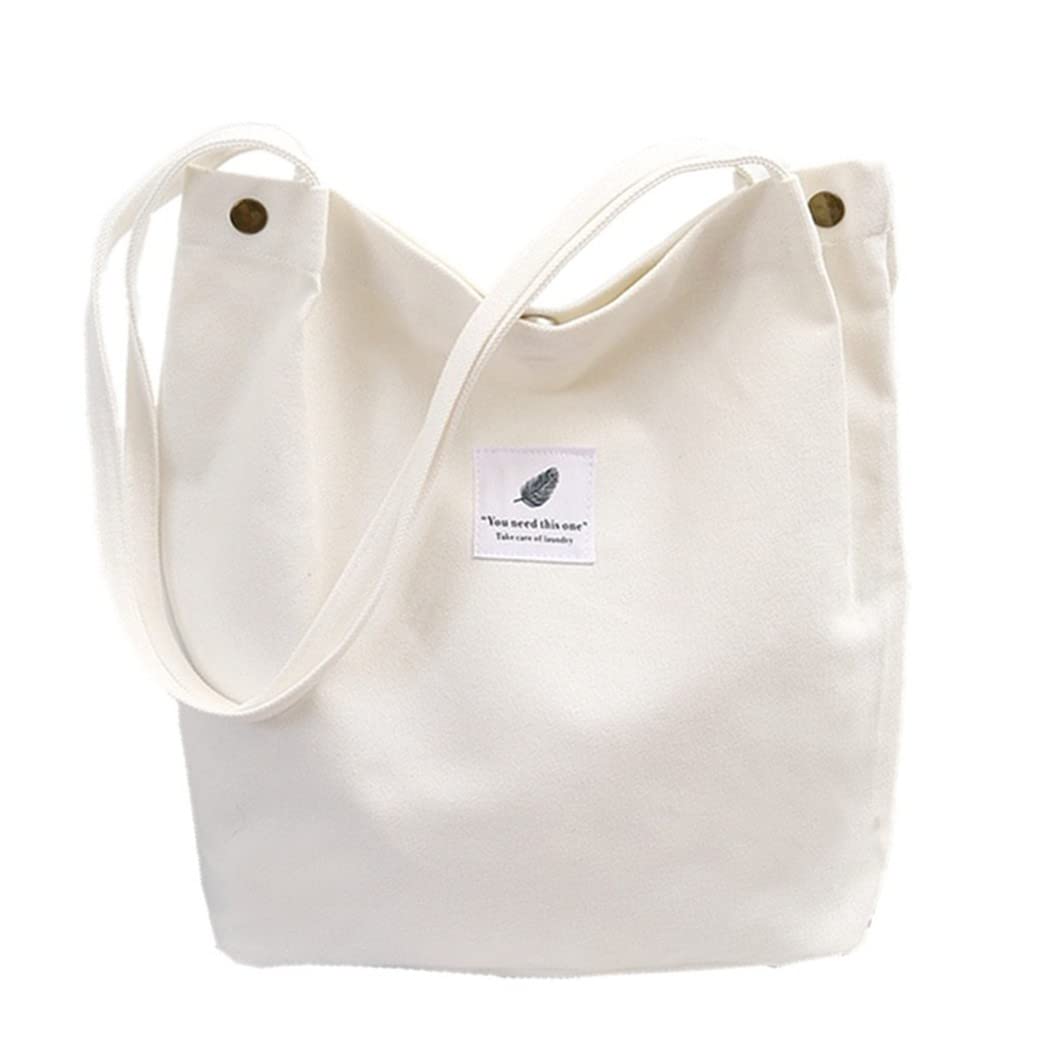 oukesin Bolso de lona para mujer bolso de hombro de gran capacidad turismo informal