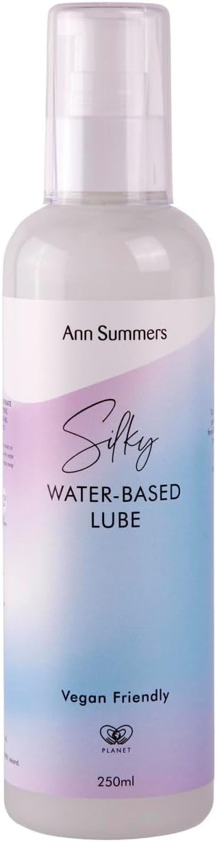 Silky Water Based Lube (250ml) โ Smooth Water Based Lubricant Gel to Reduce Friction โ Vegan-Friendly, Paraben-Free & Kind to Skin โ Long-Lasting Bedroom Lubricant for Comfort & Glide