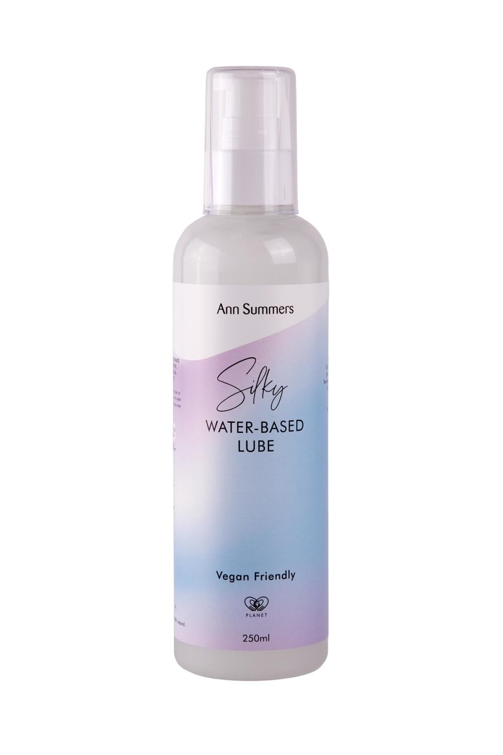 Ann Summers Silky Water Based Lube (250ml) – Smooth Water Based Lubricant Gel to Reduce Friction – Vegan-Friendly, Paraben-Free & Kind to Skin – Long-Lasting Bedroom Lubricant for Comfort & Glide