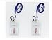 2 Pk VAS Waterproof Cruise Ship Travel Cash, ID, Credit / Debit Card & Key Holder - POLY ROYAL BLUE 3/8" Lanyard, #5 Carabiner With RFID Protection -
