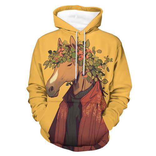 Hoodie Tête de Cheval Fleur : Le Sweatshirt Idéal pour Vos Sorties Nature