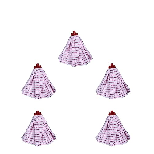Wellsoft Tesa Yedek Mop/Islak Mop/Paspas Ucu/Püskül - Mikrofiber - 5 Adet