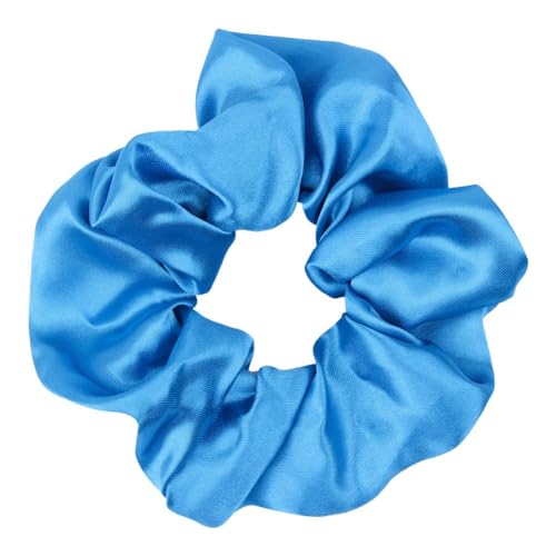 4 Stück Haargummis,Elastische Haarbänder,Weiche Scrunchies,Haare Ringe,Mehrweg Gummibänder,für Pferdeschwanz,Lange Haare Oder Dicke Lockige Mädchen Damen Haarschmuck,Blau
