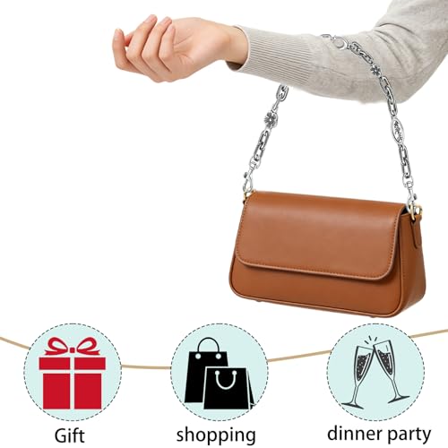 Image of Silver Cute Bag Charms Wallet Chain Keychains Gold Chain For Purse Purse Accessories For Handbags For women