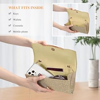 UBAYMAX Evening Bag Clutch Purses for Women Lady Girl Handbags Crossbody Bag Wedding Bag for Prom Party Wedding Engagement | Wedding Bag, for Prom Party, Wedding, Engagement