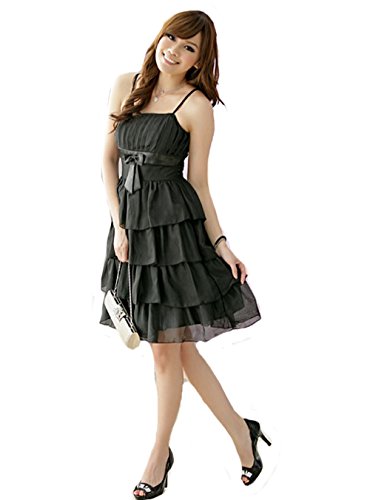 Robe soirée haut de gamme style gâteaux empilés et sangle papillon raffinée