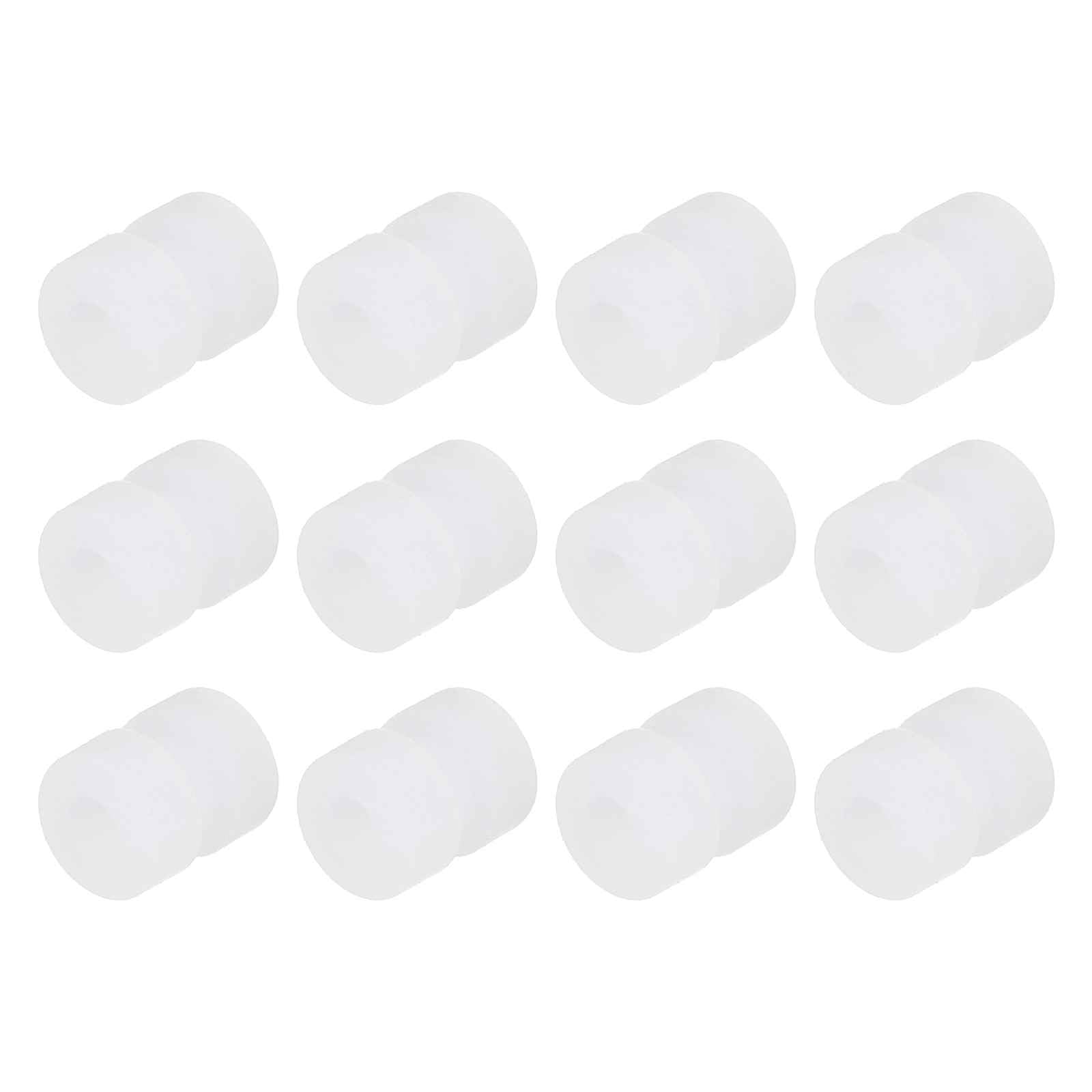MECCANIXITY RC Anti Vibration Rubber Balls for RC F4 F7 Flight Controller M2x5.6mm Shock Absorption Balls (Clear), Pack of 12