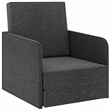 Conçu sur mesure pour les petits espaces : avec 59,5 x 72 x 72,5 cm comme fauteuil et 170 x 59,5 x 48 cm comme lit, il s'adapte à n'importe quel studio, chambre d'adolescent ou bureau à domicile. La hauteur de l'accoudoir de 48 cm offre un confort supplémentaire pour regarder la télévision ou lire.