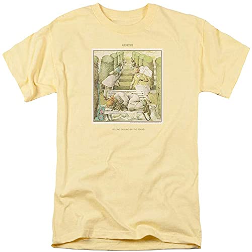 Genesis Band Selling England by The Pound Album - Camiseta para hombre, talla 3XL, color amarillo, amarillo, 3XL