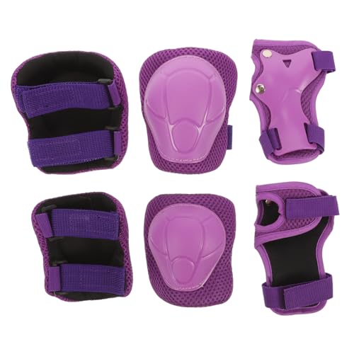 GALPADA Roller Skating Elbow Pads for Boys and Girls 6 -Resistant Shell Breathable Padding