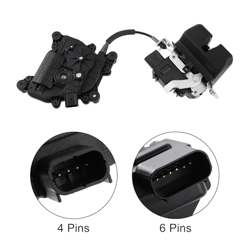 Image of X AUTOHAUX 81230-C5100 Power Tailgate Lift Gate Latch Assembly Rear Trunk Lock Actuator Motor for Kia Sorento 2016-2020