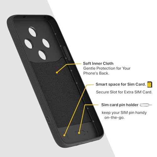 Image of Pikkme Back Cover for Vivo X200T 5G Camera Protection 3D Hexa Cube Design Silicone Protective Bumper Case (Grey)