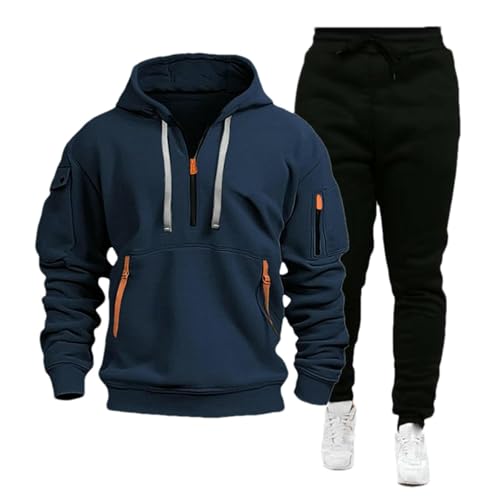 Survêtement à capuche homme ensemble deux pièces pantalon jogging - 6