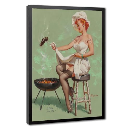 YFET Gil Elfgren A Lot at Steak Art Poster Canvas