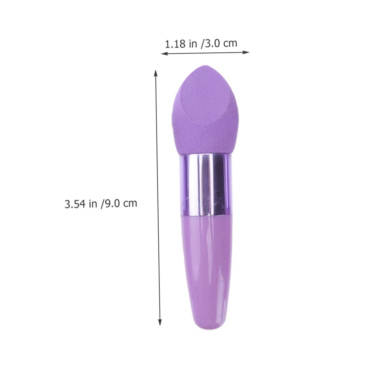 Penna per Trucco Spugna di Bellezza 6 Pezzi Set Portatile Resistente per Viso Fondotinta Cipria Correttore Uso Quotidiano e Professionale