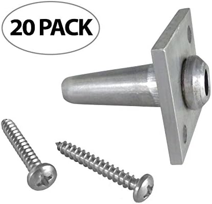 Yardware etcetera One Way Anchor Vises for 12-13 Gauge Wire with Screws - 20 Pack | Wire Vise | Grape Arbor | Wire Trellis | Anchor Vise
