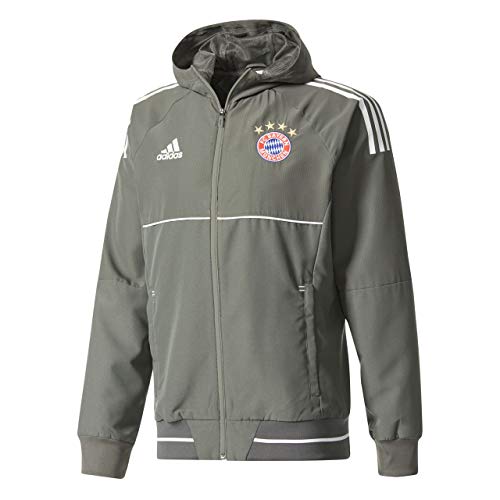 adidas Veste FC Bayern Munich - pour Hommes S Grey/Carbon/Balcri