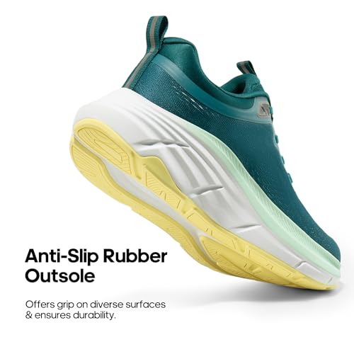 NORTIV 8 Men's Walking Shoes Running Tennis Cushioning ActiveBreeze Non Slip Athletic Gym Workout Comfortable Fashion Sneakers,Size 9.5,Blue Green,SNWS246M