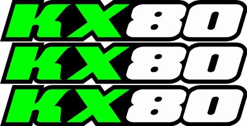 Kx80 Swingarm Airbox Number Plate Decals Stickers Kx 80 Dirtbike Graphics
