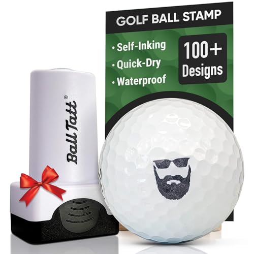 Ball Tatt - Beard Man Golf Ball Stamp