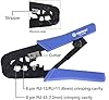 TRENDnet Crimping Tool, Crimp, Cut, And Strip Tool, For Any Ethernet or Telephone Cable, Built-In Cutter And Stripper, 8P-RJ-45 And 6P-RJ-12, RJ-11, All Steel Construction, Black, TC-CT68 #5