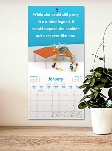 Official Bold & Bright - Jeffrey & Janice 2023 Wall Calendar - Funny Calendar 2023 - Christmas Gifts For Women - Stocking Fillers - Birthday Present Ideas For Him Her - Sold by Brainbox Candy