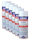 Dynamic24 Heizkörperlackspray weiß seidenmatt 400ml Heizung Lackspray Spraydose für Heizkörper Wasserboiler Radiatoren Warmwasserrohre - große Deck- u. Füllkraft - kratz-, stoß- schlagfest (6)