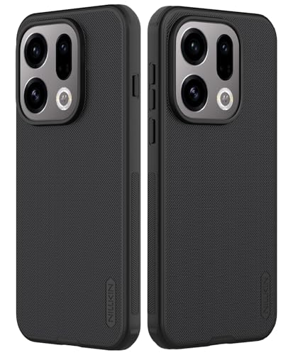 Image of Super Frosted Shield Pro Magnetic Case for Oppo Find X9 | Matte Slim Hard Back Cover | Shockproof Anti-Fingerprint Protective Mobile Phone Case Compatible with MagSafe & Wireless Charging- Black