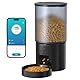 Futterautomat Katze Katzenfutter Automat WiFi: Futterspender Katze mit Maßgeschneidert Zeitplan - Automatischer Katzenfutterspender APP-Steuerung Hunde/Katzen Futterautomaten - 6L