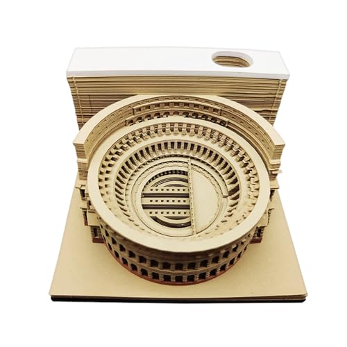 Calendario 3D Reloj 2026 Bloc de Memos Detalle Original para Navidad y Casa