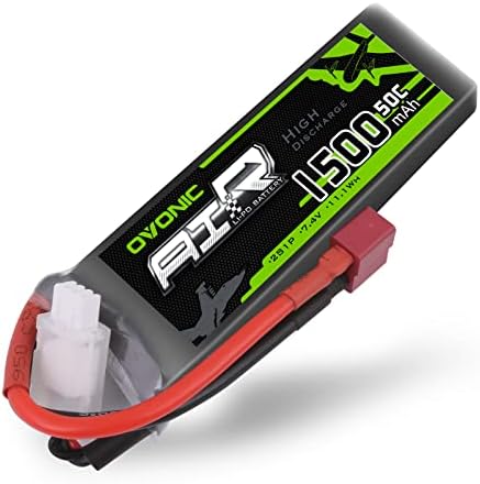 Batterie Li-Ion 7.4V 1500mAh Avec Connecteur T - Pour Voitures RC WLtoys 4WD, Neuve