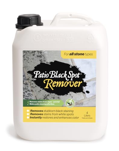 Patio Black Spot Remover - for All Stone Type - Restore Natural Colour - Removes Stains Caused by...