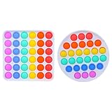 All-New Totti Pop Fidget Toy 2 Pack Set Satisfying Big Push Pop Bubble Fidget Sensory Toy Stress and