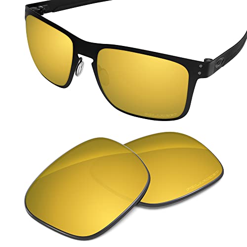 Image of Performance Replacement Lenses Compatible with Oakley Holbrook Metal OO4123, Polarized, UV Protection, Anti-Scratch