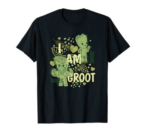 T-shirt Marvel I Am Groot confortable et extensible résolvant les textiles rêches