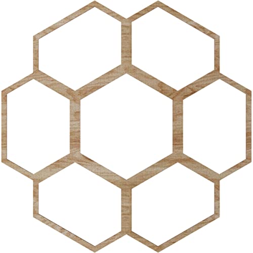 Image of Ekena Millwork 32 inchOD x 11 1 /4 inchID x 3 /8 inchT Florin Wood Fretwork Pierced Ceiling Medallion, Red Oak