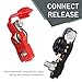 Tippwoo Cables Terminal Connectors Kit, Cables Terminal Connectors, with 2 PCS Washers, Positive Terminal Connector, for Marine Car Boat RV Cables Accessories (Multicolored)