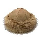 Old DIrd Faux Fur Winter Fashion Hat Headband Cap Snow Hat Russion Style Warm Cap