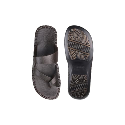 Image of Metro Mens Leather Chappals