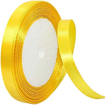 22m Olive Green Ribbon Halloween Olive Green Satin Ribbon 10mm, Olive Green Hair Ribbon Cake Bows Fabric Polyester Satin Ribbon for Gift Wrapping Hair Bows Cake St Patrick Day Decoration Balloons