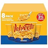 Velveeta Shells & Cheese Pasta, Original, Single Serve Microwave Cups, 8 Count